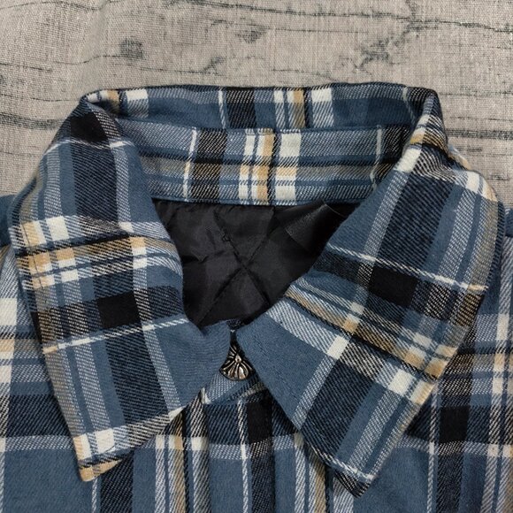 Chrome Hearts Blue Padded Jacket - Picture 3 of 11